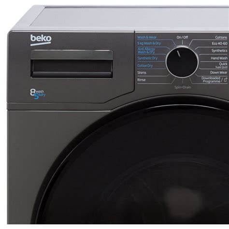 BEKO - 8KG | 5KG FRONT-LOAD FREE-STANDING ULTRA-FAST RECYCLED-TUB STEAM ...