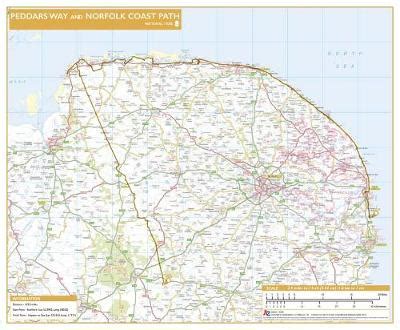 Peddars Way And Norfolk Coast Path National Trail Road Map Waterstones