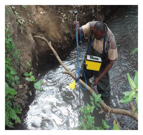 Water Flow Measurement At Traditional Canal Using Current Meter Download Scientific Diagram