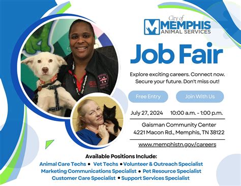 📣 City of Memphis Job Fair This... - Memphis Animal Services | Facebook