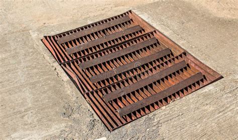 Sewer Grate Stock Image Image Of Street Pattern Background 64135577