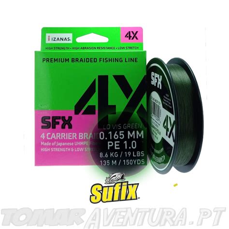 Sufix Sfx X Carrier Braid Lo Vis Green M Tomaraventura