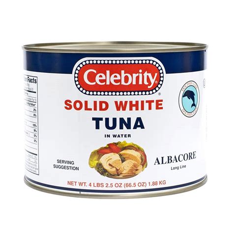 Solid White Albacore Tuna In Water By Celebrity From Thailand Buy