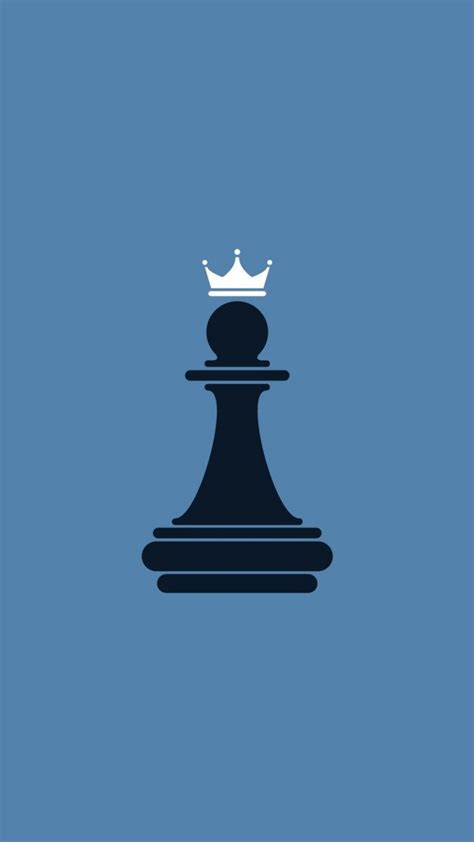 Chess King Minimal Wallpaper 720x1280