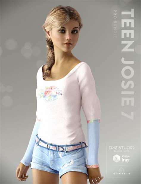 Teen Josie Pro Bundle D Models For Poser And Daz Studio