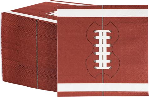 Amazon 120 Pcs Football Paper Napkins Football Party Luncheon