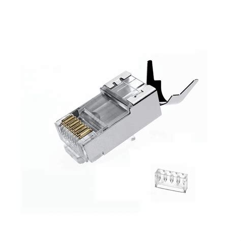 CAT7 RJ45 Connector Metal Shielded Gold Plated Connector at Rs 24 | Modular Connector in Noida ...