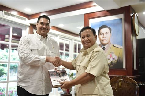 Silaturahmi Dengan Menhan Prabowo Subianto Menpora Dito Ariotedjo