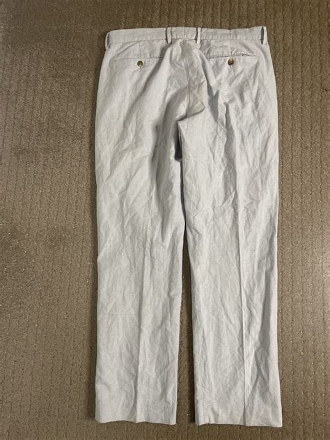 J Crew Bowery Classic Pant Size 36x32 Men Gray Color All Cotton Cotton