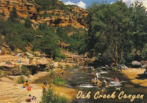 Slide Rock State Park Oak Creek Canyon Sedona Arizona United States