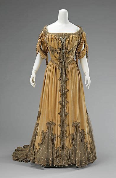 Attributed To House Of Worth Evening Dress French The