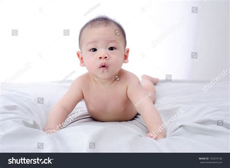 Naked Baby Boy Isolated On White Stock Photo 193374128 Shutterstock