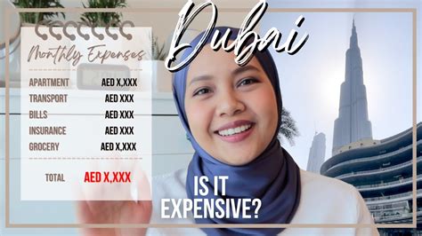 Cost Of Living In Dubai Monthly Expenses In Dubai For Couple Youtube