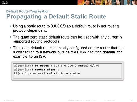 Chapter Eigrp Advanced Configurations And Troubleshooting Scaling