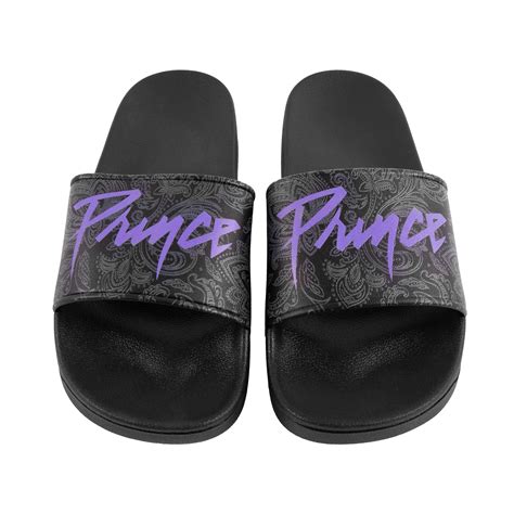 Prince Logo Paisley Slides Prince Official Store