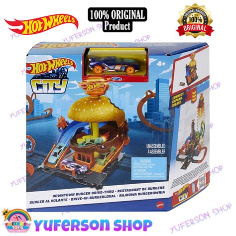 Jual Hot Wheels HotWheels City Downtown Burger Drive New For Shopee Indonesia