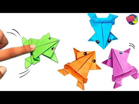 Cómo hacer una rana saltarina en origami Sigue estos pasos