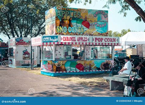 Booth for Snow Cones and Caramel Apples Dessert at the Western Idaho ...