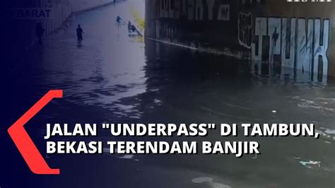 Sistem Pompa Tak Berfungsi Jalan Underpass Di Tambun Selatan Bekasi