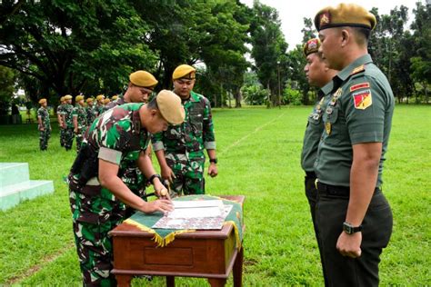 Danyonarmed Tarik Bogani Pimpin Sertijab Komandan Baterai Dan