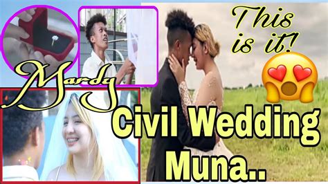 Mardy Civil Wedding Muna Bago Ang Kasal Sa Church Mariano G Tv Youtube