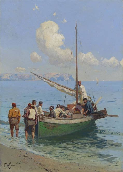 Frants Roubaud Black Sea Fishermen Christie S Boat Art