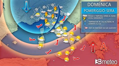 Meteo Domenica Irrompe Il Fronte Freddo Con Forti Temporali Grandine