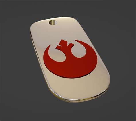 Star Wars Rebel Alliance Dog Tag by Rossben | Download free STL model ...