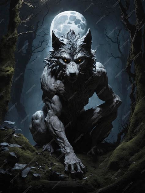 Premium AI Image | Mythological Animal Loup Garou