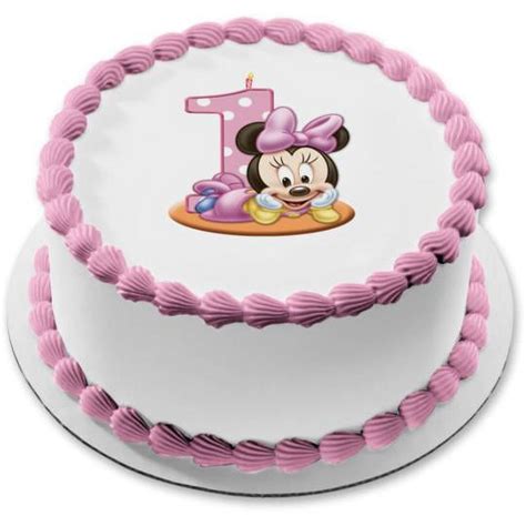 Baby Minnie Mouse Sheet Cake