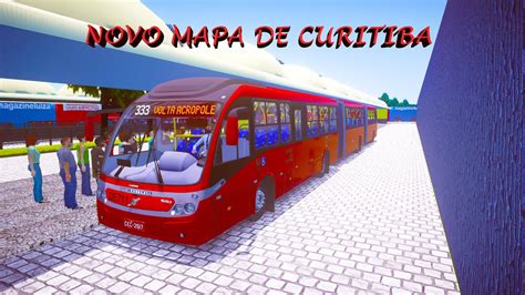 CONHECENDO NOVO MAPA DE CURITIBA O NEOBUS MEGA BRT PROTON BUS