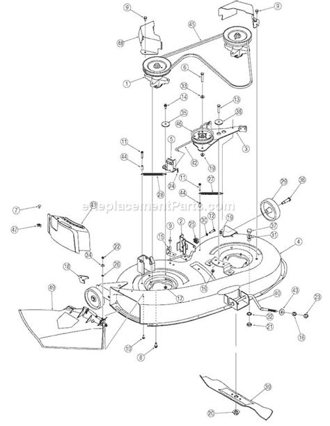 Bolens Push Mower Parts Diagram