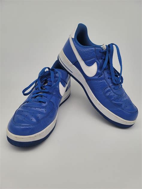 Nike Air Force 1 82 Varsity Royal Blue Mens Size 13 Good Condition 315122 408 Ebay