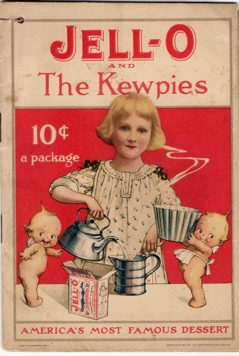 Vintage Jello Ad With The Kewpie Dolls Vintage Advertisements Retro