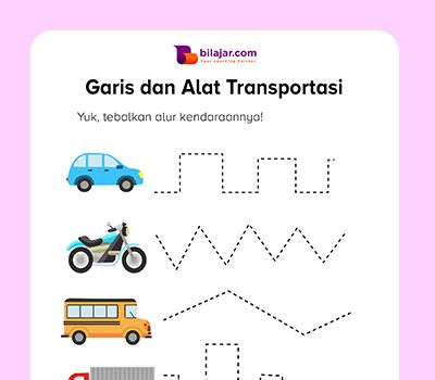 Belajar Mengenal Garis Alat Transportasi Kursus Bahasa Inggris Dan