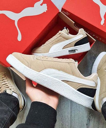 Кроссовки Puma Suede Beige Замша Мужские кеды Пума Бежевые 40,41 ...