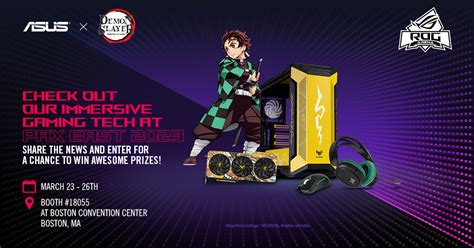 Asus North America On Twitter Did You See Our Demon Slayer Giveaway