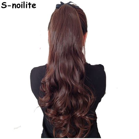 S Noilite Long Curly Tie Up Ponytail Synthetic Clip In Hair Extension