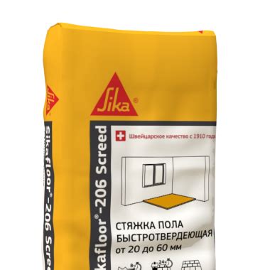 Стяжка для пола Sikafloor 206 Screed от Sika купить по цене 1750 руб ...