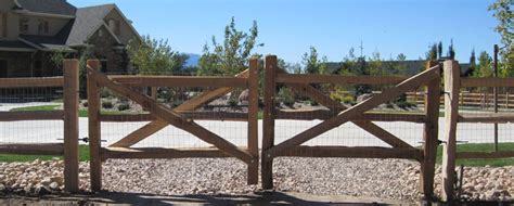 Split Rail Double Gate - Fence & Deck Supply