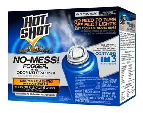 Set De Nebulizador Con Neutralizador De Olores Hot Shot 3pz Meses sin interés