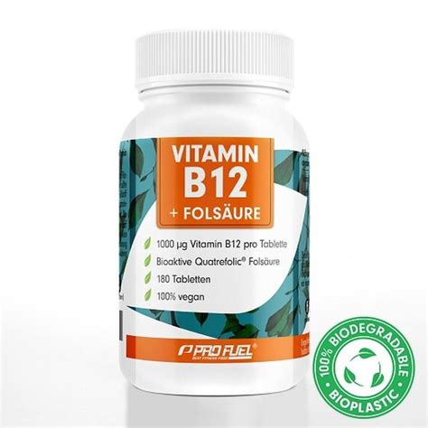 Profuel Vitamin B12 FolsÄure 180 Tabletten Vitamin B12 Folsäure