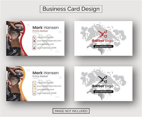 Barber Business Card Template