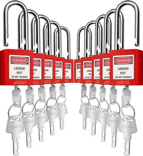 Snapklik Lockout Tagout Lock Pcs Key Alike Osha Loto Safe