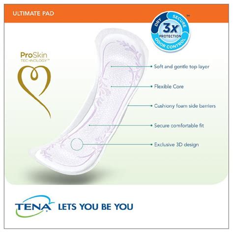 Tena Ultimate Incontinence Pad Fresh And Clean 1source