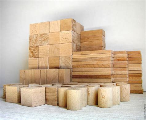 Купить 150 шт. из БУКА. Детский деревянный конструктор, строительные ...