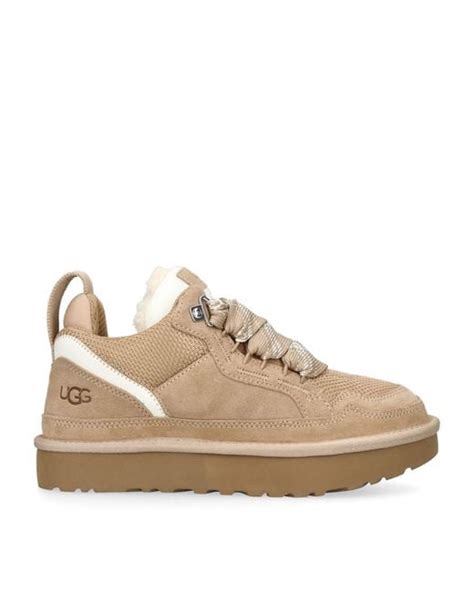 Ugg Suede Lowmel Sneakers In Natural Lyst