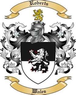 Roberts Family Crest from Wales by The Tree Maker