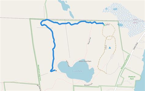 Gilson Pond Remote Campsites Loop Walking And Running Trail Pacer