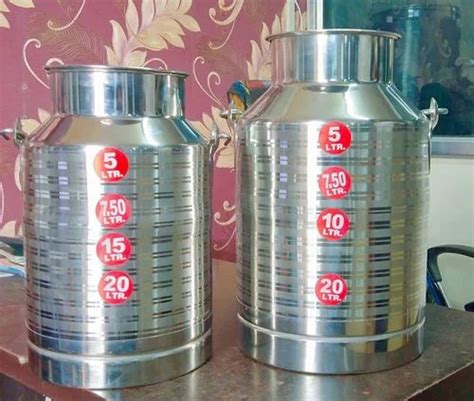 Stainless Steel Milk Can Usage Application Hotel Restaurant At Rs